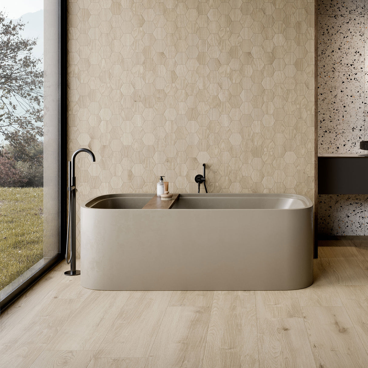 Unicom Starker Linfa Olmo Hexagon Mosaics