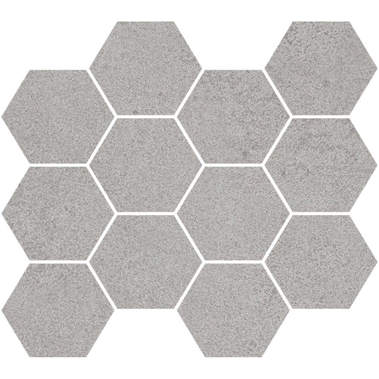 Unicom Starker Living Piombo Hexagon Mosaic 30 x 34cm