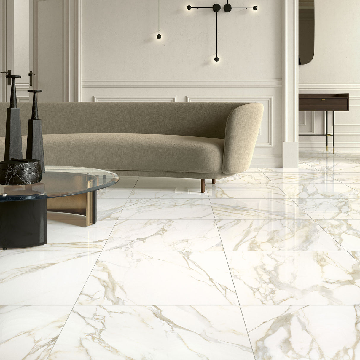 Unicom Starker Muse 2.0 Calacatta Gold Tiles