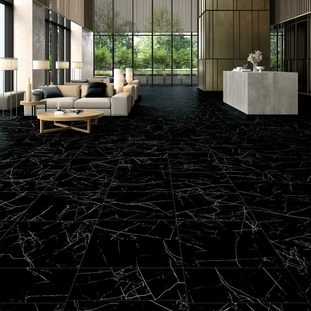 Unicom Starker Muse 2.0 Nero Marquina Tiles