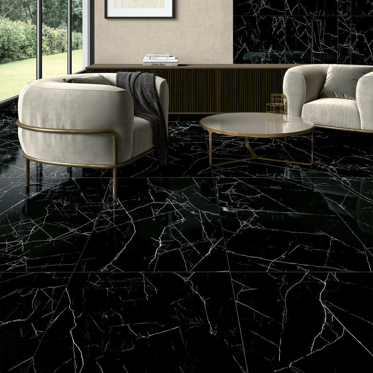 Unicom Starker Muse 2.0 Nero Marquina Tiles