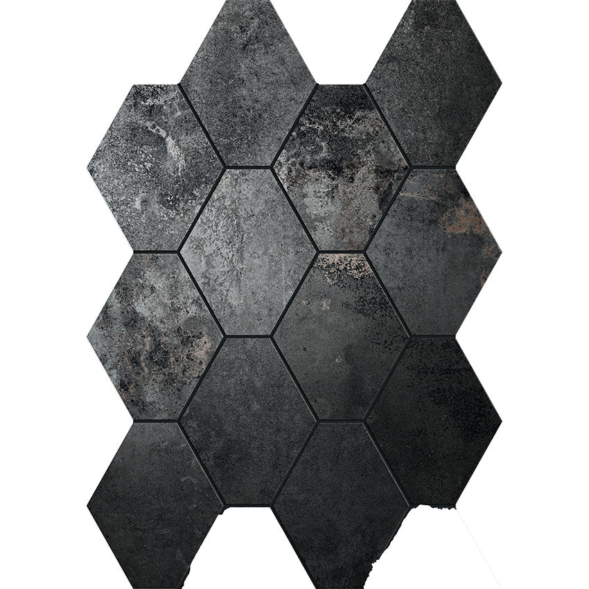 Unicom Starker Oxid Iron Hexagon Mosaic 25 x 34cm
