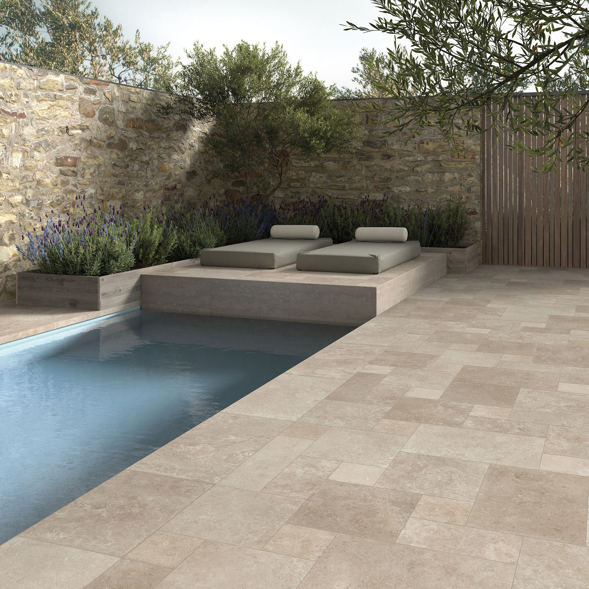 Unicom Starker Pierre Neuve Sable Rett Wall & Floor Tiles