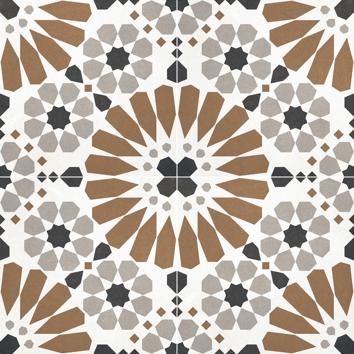 Unicom Starker Rêverie Geometric Terracotta (4 tiles)
