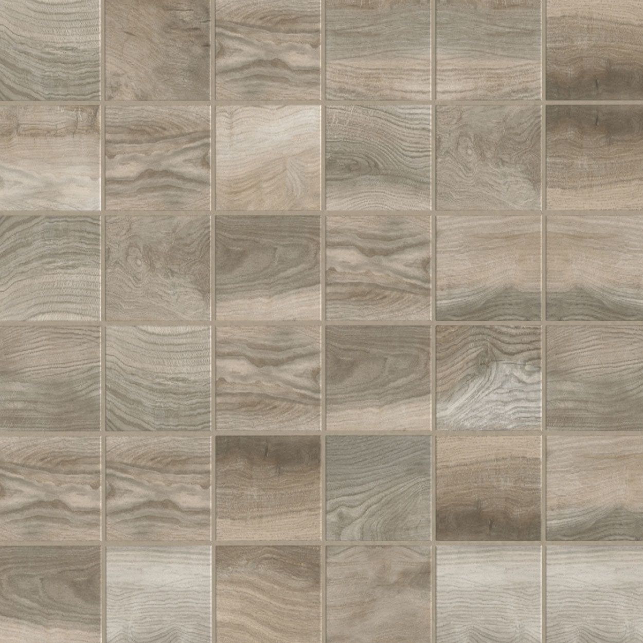 Unicom Starker Wooden Olive Mosaico 30 x 30cm