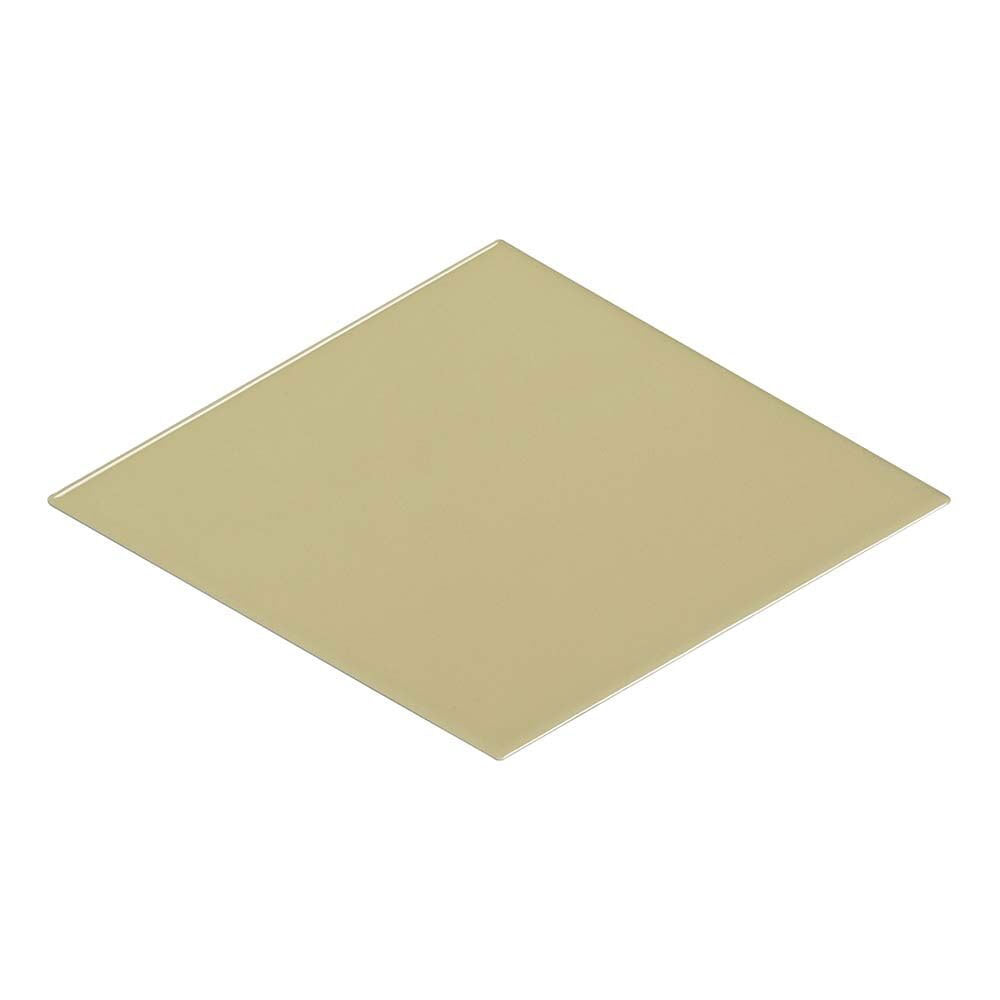 Vertex Yellow Rhomboid Gloss Ceramic Wall Tile 152 x 263mm