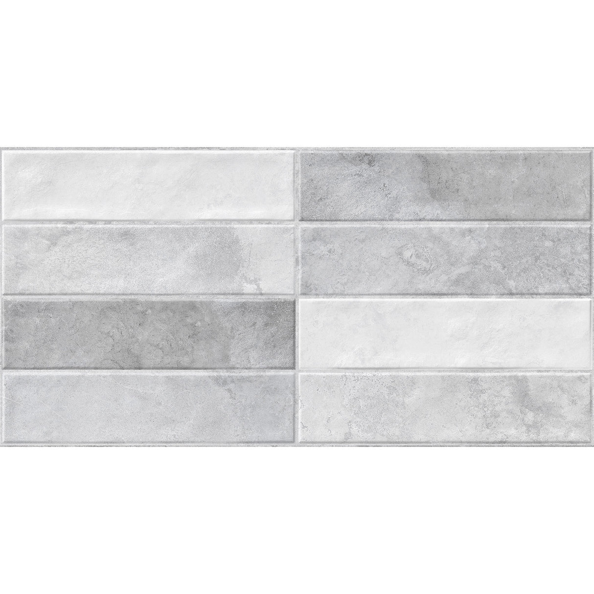 Virtu Block Satin Wall Tile 30 x 60cm