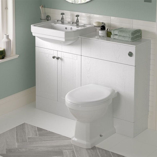 Abbey 2TH Semi Recessed Basin 495 x 445mm