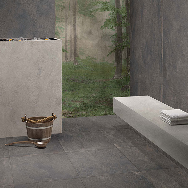 ABK Blend Concrete Iron Rett Tiles 120 x 280cm