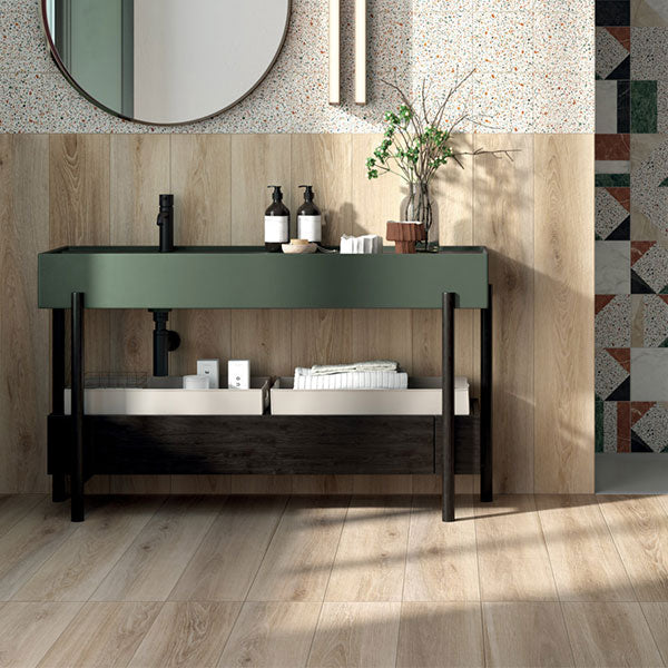 ABK Eco Chic Naturale Rett Tiles 20 x 120cm