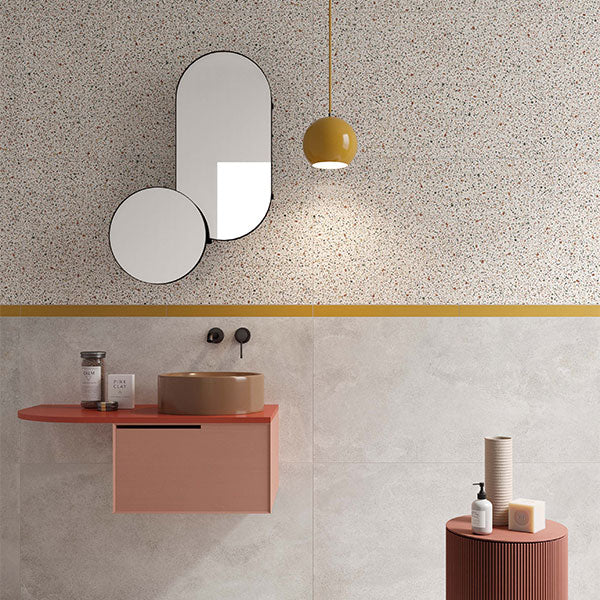 ABK Play Dots MultiWhite Tiles