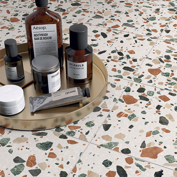 ABK Play Drops MultiWhite Tiles