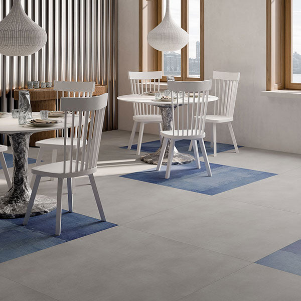 ABK Poetry Net Patch Blue Rett Tiles 60 x 120cm