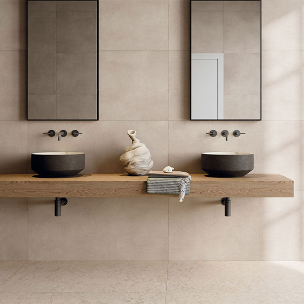 ABK Poetry Net Sand Rett Tiles 60 x 120cm