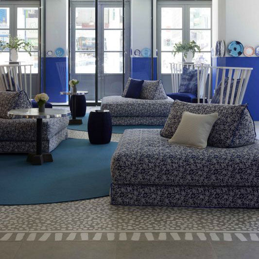 ABK Poetry Stone Carpet Grey tile used in Fresh Hotel, Athens