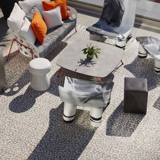 ABK Poetry Stone Carpet Grey tile used in Fresh Hotel, Athens