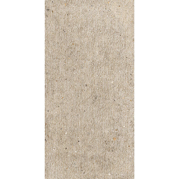 ABK Poetry Stone Carving Ecru Rett Tile 60 x 120cm