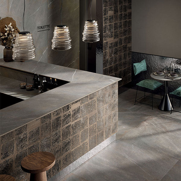 ABK Poetry Stone Piase Mud Rett Tiles 120 x 280cm