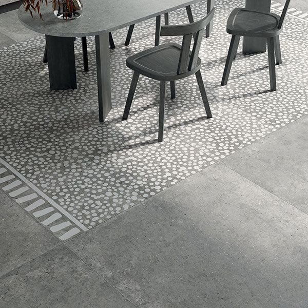 ABK Poetry Stone Pirenei Grey Rett Tiles 120 x 120cm