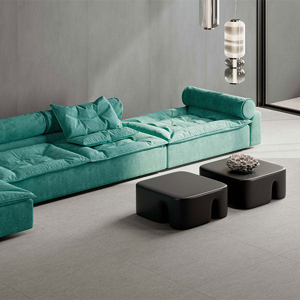 ABK Poetry Stone Reloaded Basaltina Silver Rett Tiles 120 x 280cm