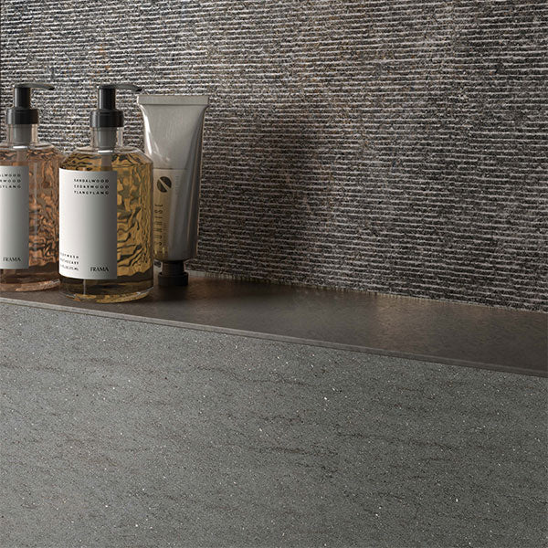 ABK Poetry Stone Reloaded Basaltina Smoke Rett Tiles