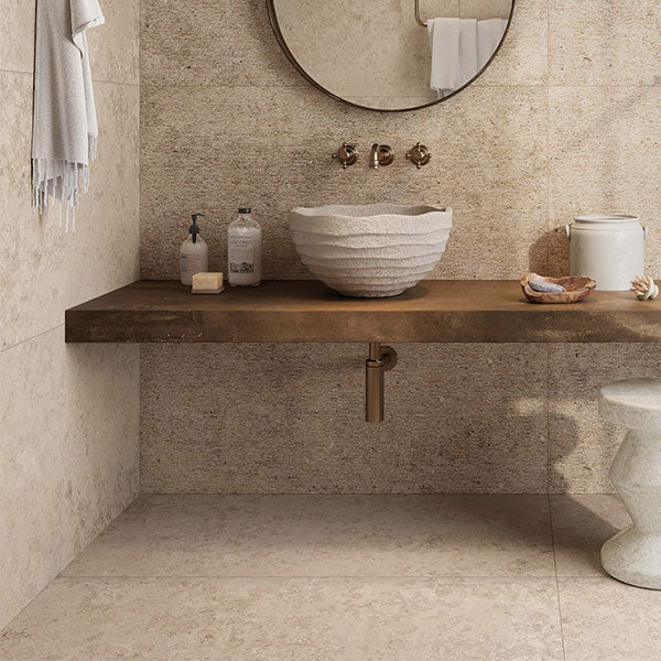 ABK Poetry Stone Reloaded Jura Sand Rett Tiles 120 x 280cm