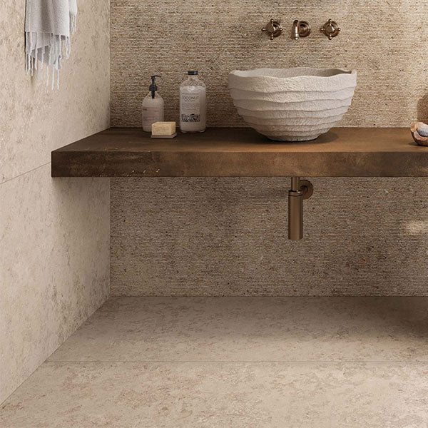 ABK Poetry Stone Reloaded Jura Sand Rett Tiles 60 x 120cm
