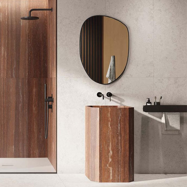 ABK Poetry Stone Reloaded Jura White Rett Tiles 60 x 120cm