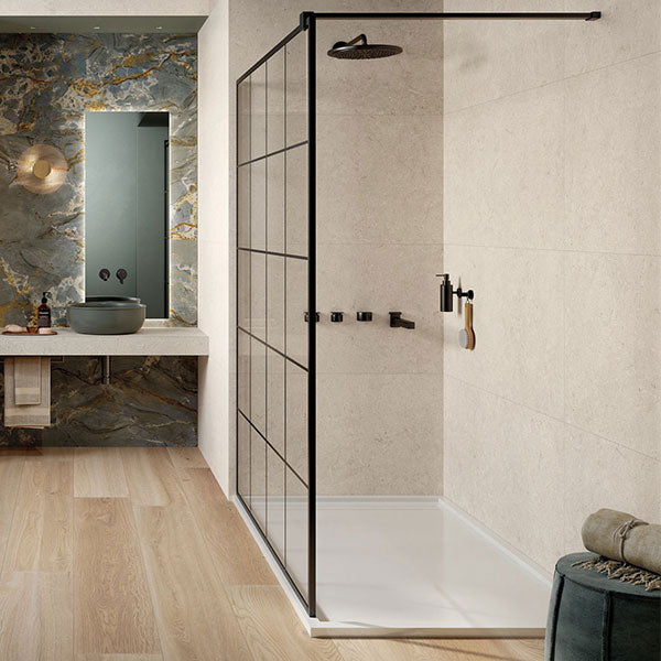 ABK Poetry Stone Trani Ivory Rett Tiles