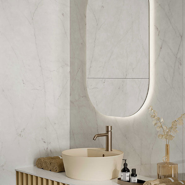 ABK Sensi 900 Carrara Rett Tiles 120 x 280cm