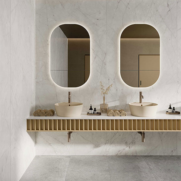 ABK Sensi 900 Carrara Rett Tiles 120 x 280cm