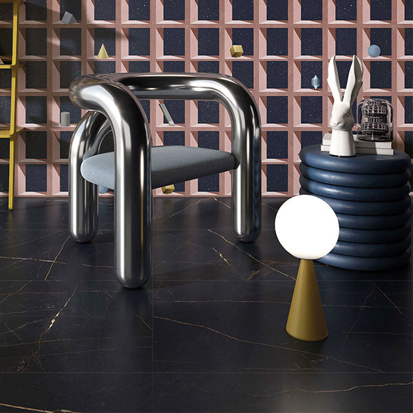 ABK Sensi 900 Precious Black Rett Tile 60 x 120cm (anti-slip tile)