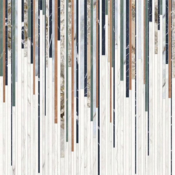 ABK Sensi Fantasy Sticks Lux 3D Rett Tile 120 x 280cm (detail)