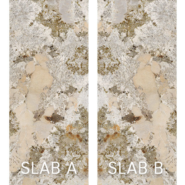 ABK Sensi Nuance Patagonia Wow Bookmatch SLABS A & B 120 x 280cm