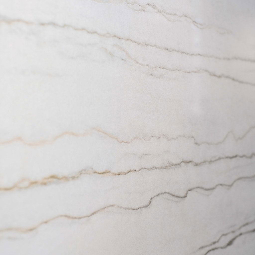 ABK Sensi Nuance White Macaubas Rett Tile (detail)