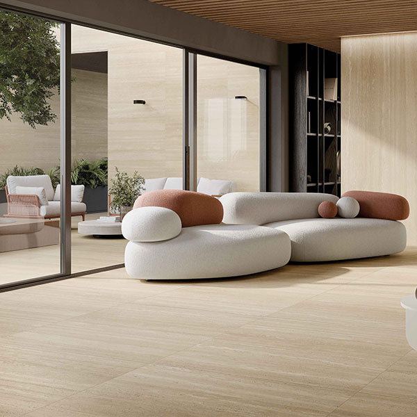 ABK Sensi Roma Cream Rett Tiles 120 x 120cm