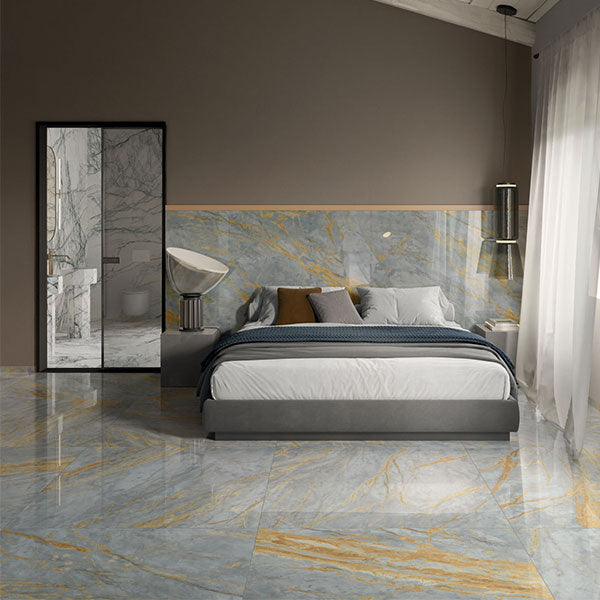 ABK Sensi Signoria Grigio Siena Rett Tiles