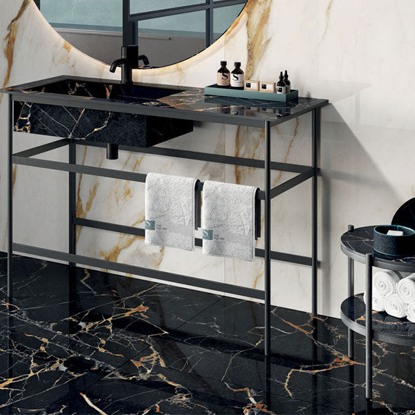 ABK Sensi Signoria Port Gold Rett Tiles 60 x 120cm