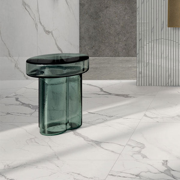 ABK Sensi Signoria Statuario Light Rett Tiles 120 x 280cm