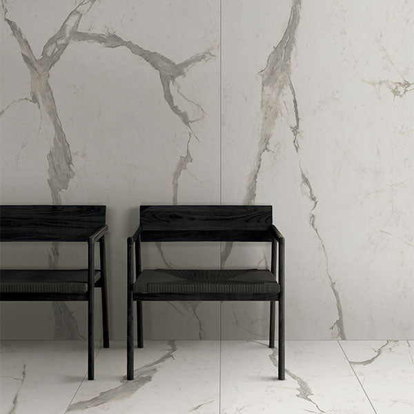 ABK Sensi Up Statuario Versilia Rett Tiles 120 x 280cm