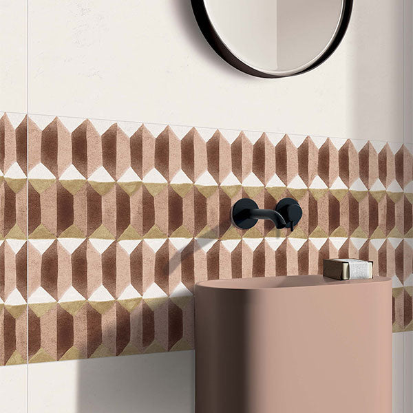 ABK Wide&Style Mini Solid Colours Snow and Offset tiles