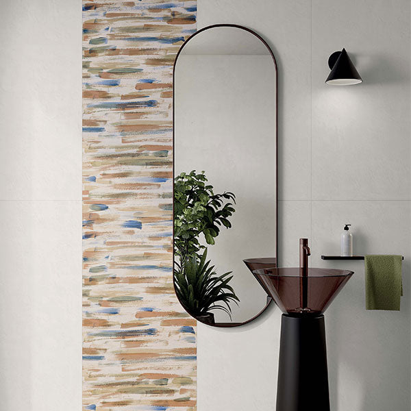 ABK Wide&Style Mini Solid Colours Snow and Palette tiles