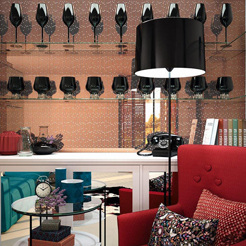 Dune Copper Mirror Mosaic 26.5 x 28.5cm