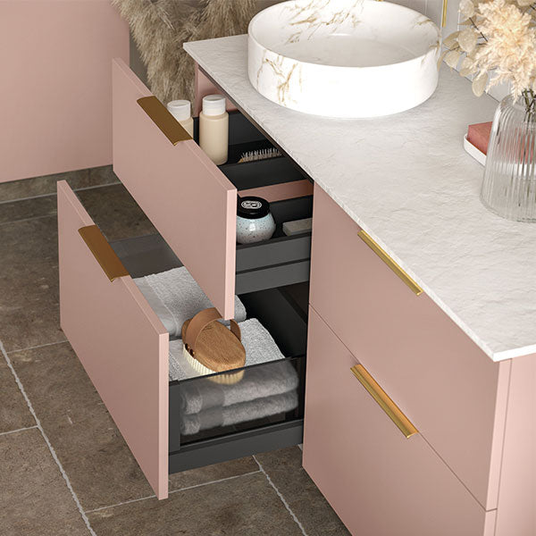 Tabo Milan Matt Antique Rose Basin Unit