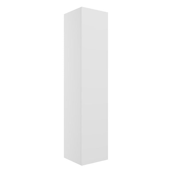 Tabo Milan Matt White Wall Hung 1 Door Tall Unit 350mm