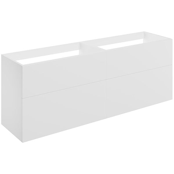 Tabo Milan Matt White Wall Hung 4 Drawer Basin Unit 1180mm