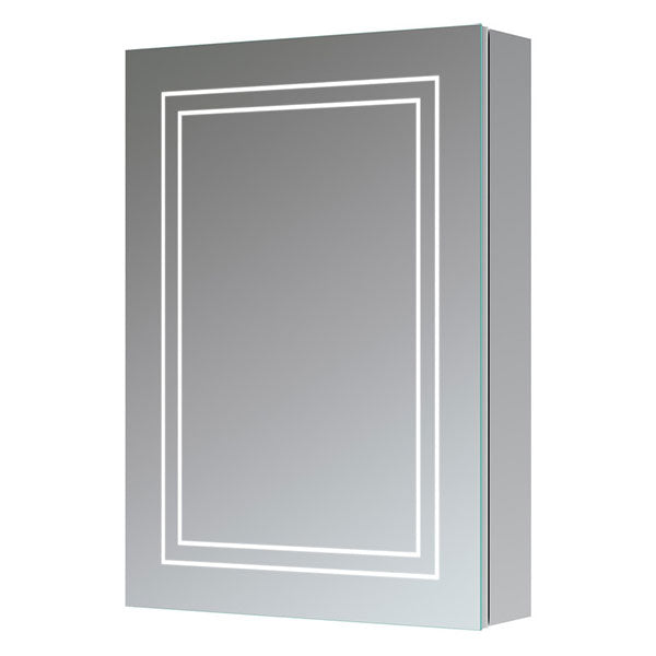 Tabo Gemini 1 Door Front-Lit Mirror Cabinet 700 x 500mm