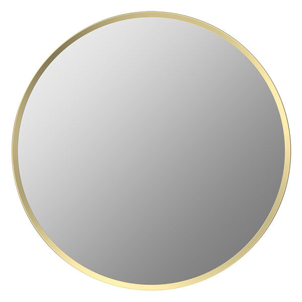 Tabo Moon Brushed Brass Round Mirror 600 x 600mm