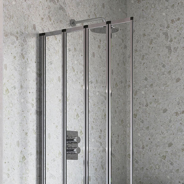 Tabo Framed Four Fold Bath Screen