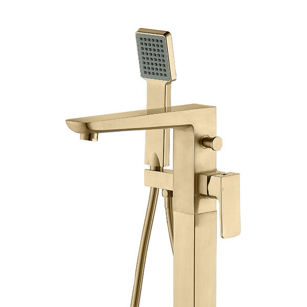 Tabo Corrado Brushed Brass Floor Standing Bath Shower Mixer Tap